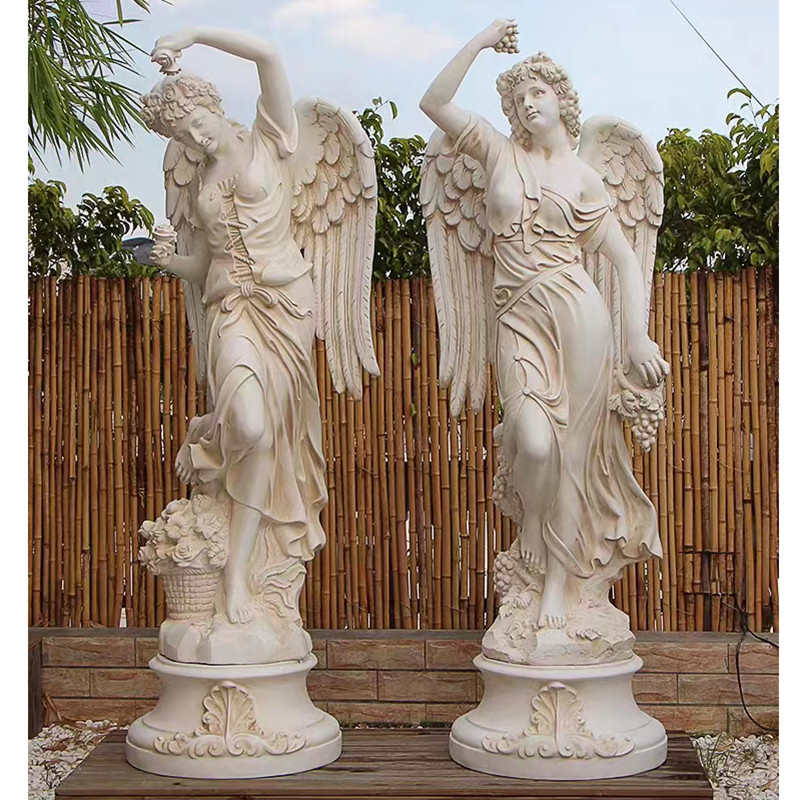 Υπαίθρια διακόσμηση κήπων κυρία Marble Stone Sculpture ζωή - μέγεθος