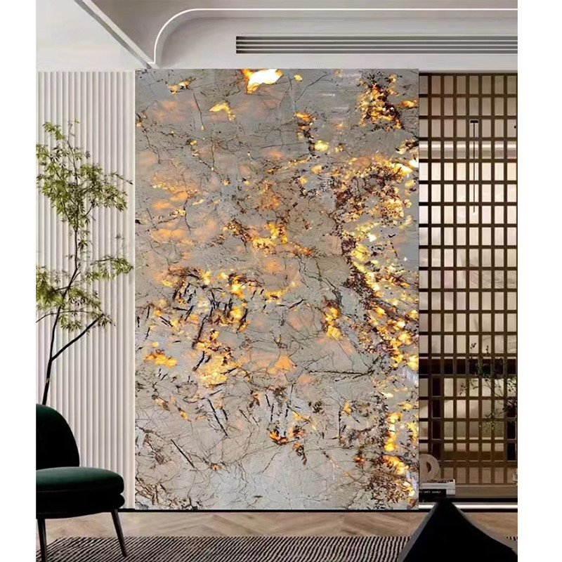 Quartzite πολυτέλειας φυσικό πέτρινο Countertop κουζινών ντεκόρ τοίχων καθιστικών βιλών ξενοδοχείων πλακών