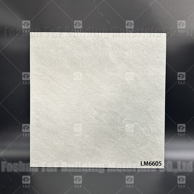 Κεραμικά πλακάκια 60x60mm από γκρι μαρμάρινο για το πάτωμα και το τοίχωμα