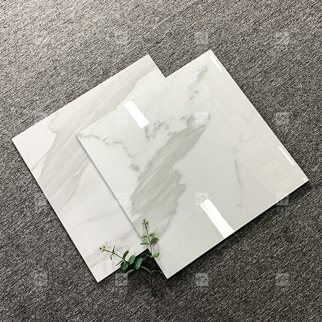 600x600mm Υψηλό γυαλιστερό γυαλιστερό γυαλιστερό πλακάκι για το πάτωμα