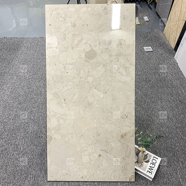 Λούξυ 600x1200mm Πλήρες Σώμα Λάμψη Λευκωμένα Γυαλισμένα Κεραμίδια Για Το δάπεδο Μαρμάρινο Πορσελάνη Κεραμίδια