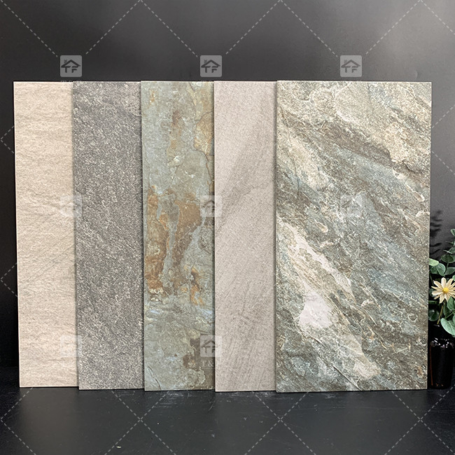 300x600mm Ματ 3D κεραμικά πλακάκια εξωτερική διακόσμηση τοίχου πλακάκια πορσελάνης για τοίχο
