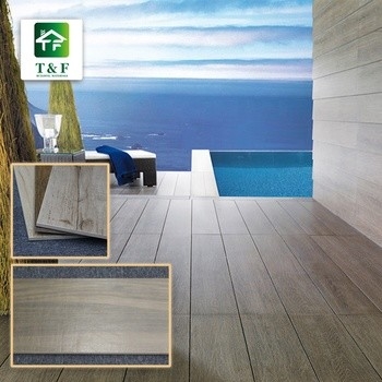 Βερνικωμένη ξύλινη ολίσθηση 200x1000mm κεραμικών κεραμιδιών σιταριού μη Browns/χρώμα μαυρισμάτων